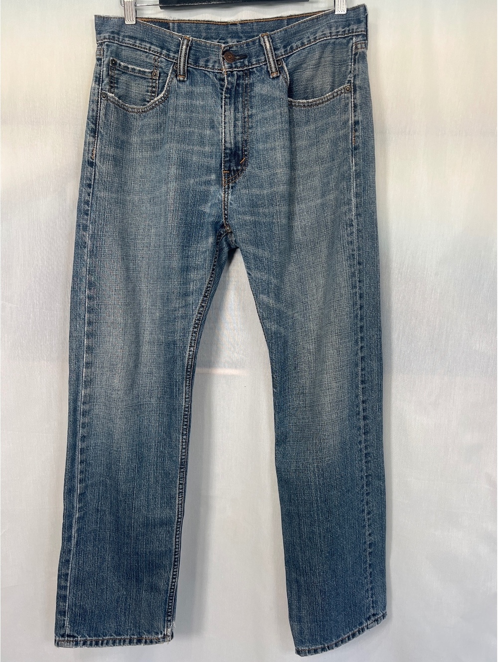 Levi's 505 Regular Fit Straight Leg Jeans 33 x 32